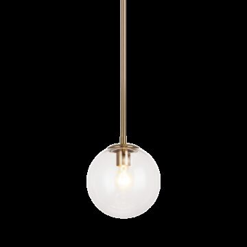 Matteo Novo 1 Light Chandelier In Aged Gold Brass