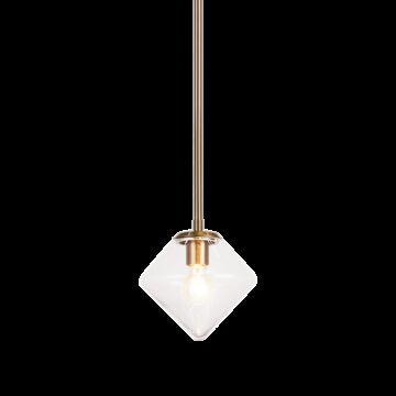 Matteo Novo 1 Light Chandelier In Aged Gold Brass