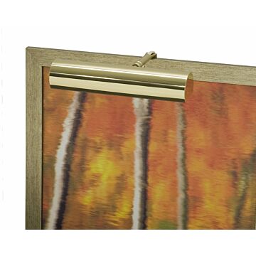 Classic Contemporary One Light Picture Light in Polished Brass by House of Troy