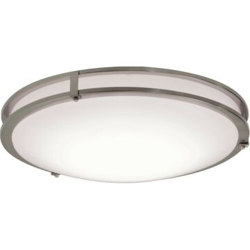 Carlisle LED Flush Mount in Satin Nickel by AFX Lighting