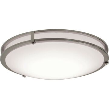 Carlisle LED Flush Mount in Satin Nickel by AFX Lighting