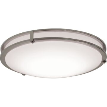 Carlisle LED Flush Mount in Satin Nickel by AFX Lighting
