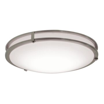 Carlisle LED Flush Mount in Satin Nickel by AFX Lighting