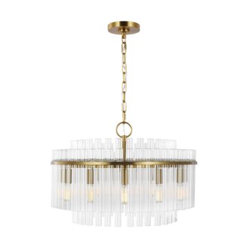 Beckett 12 Light Chandelier in Burnished Brass by Visual Comfort Studio