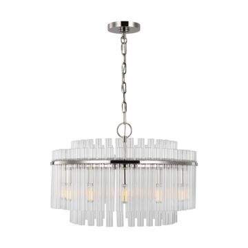 Beckett 12 Light Chandelier in Polished Nickel by Visual Comfort Studio