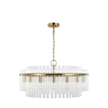 Beckett 16 Light Chandelier in Burnished Brass by Visual Comfort Studio
