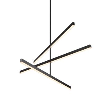 Vega LED Chandelier in Black by Kuzco Lighting