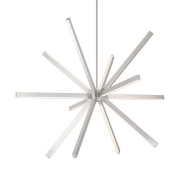 Sirius LED Chandelier in Brushed Nickel by Kuzco Lighting