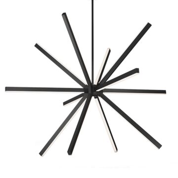 Sirius LED Chandelier in Black by Kuzco Lighting