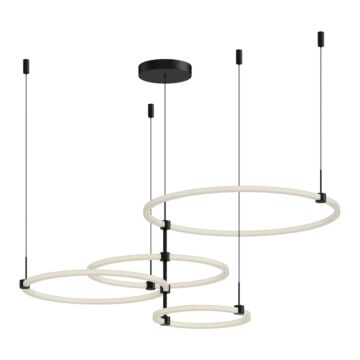 Bruni LED Chandelier in Black by Kuzco Lighting