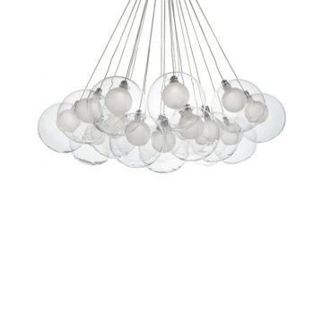  Bolla LED Contemporary Chandelier in Chrome