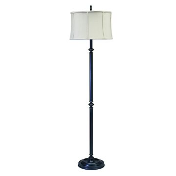 Coach 1-Light Floor Lamp in Oil Rubbed Bronze