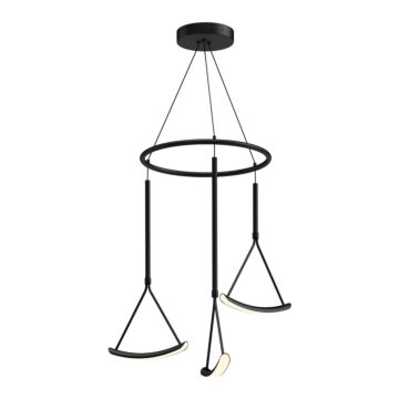 Mobil LED Chandelier in Black by Kuzco Lighting