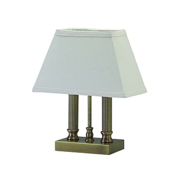 Coach 1-Light Table Lamp in Antique Brass