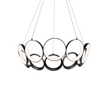 Kuzco Oros LED Contemporary Chandelier in Black