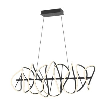 Collide LED Chandelier in Black by Kuzco Lighting