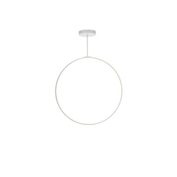 Cirque LED Pendant in White by Kuzco Lighting