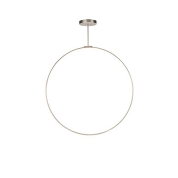 Cirque LED Pendant in Brushed Nickel by Kuzco Lighting