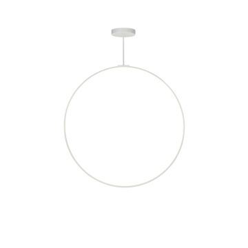 Cirque LED Pendant in White by Kuzco Lighting