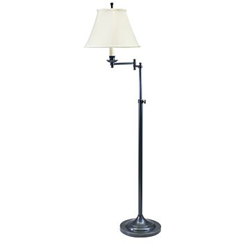Club 1-Light Floor Lamp in Oil Rubbed Bronze