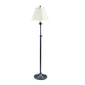 Club 1-Light Floor Lamp in Black