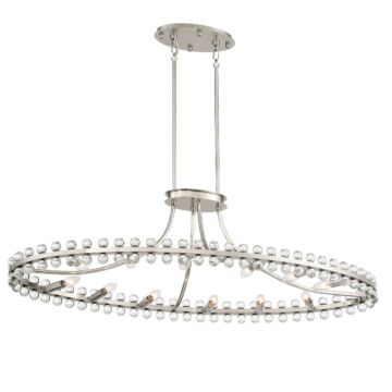 Clover 12 Light Chandelier in Brushed Nickel by Crystorama