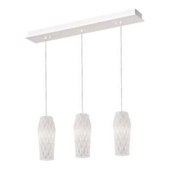 Candace Three Light Pendant in Satin Nickel by AFX Lighting