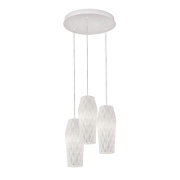 Candace Three Light Pendant in Satin Nickel by AFX Lighting