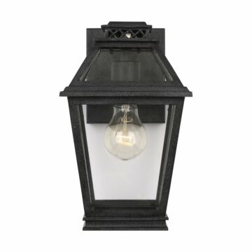 Falmouth One Light Outdoor Wall Lantern in Dark Weathered Zinc by Visual Comfort Studio