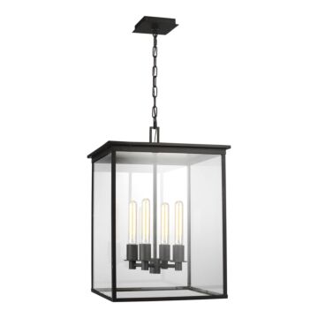 Freeport Four Light Hanging Lantern in Heritage Copper by Visual Comfort Studio