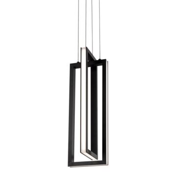 Cole LED Pendant in Black by AFX Lighting