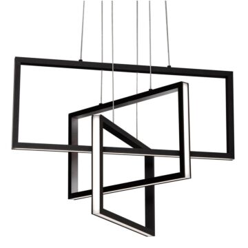 Cole LED Pendant in Black by AFX Lighting