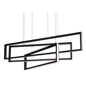 Cole LED Pendant in Black by AFX Lighting