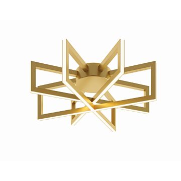 Cass LED Flush Mount in Gold by AFX Lighting