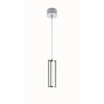 Cass LED Pendant in Satin Nickel by AFX Lighting
