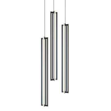 Cass LED Pendant in Black by AFX Lighting