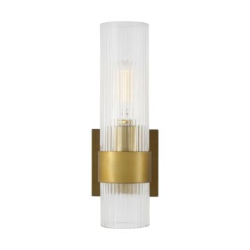 Geneva One Light Wall Sconce in Burnished Brass by Visual Comfort Studio