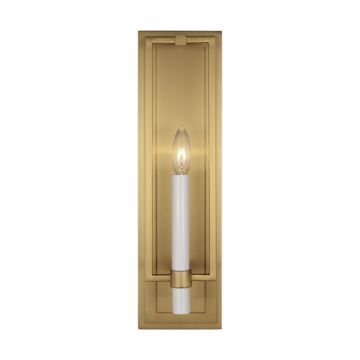 Marston One Light Wall Sconce in Burnished Brass by Visual Comfort Studio