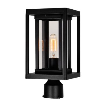 Mulvane One Light Outdoor Lantern Head in Black by CWI Lighting