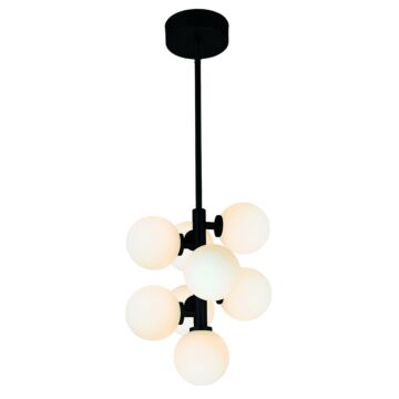 Arya LED Pendant in Black by CWI Lighting