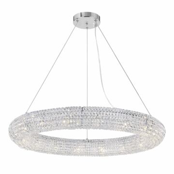 Veronique 16 Light Chandelier in Chrome by CWI Lighting