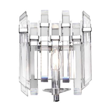 CWI Henrietta 1 Light Wall Sconce With Chrome Finish