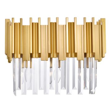 Deco Three Light Vanity in Medallion Gold by CWI Lighting