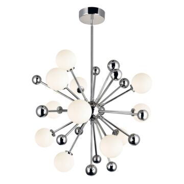 CWI Lighting Element 11 Light Chandelier with Polished Nickel Finish