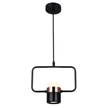 CWI Lighting Moxie LED Down Mini Pendant with Black Finish