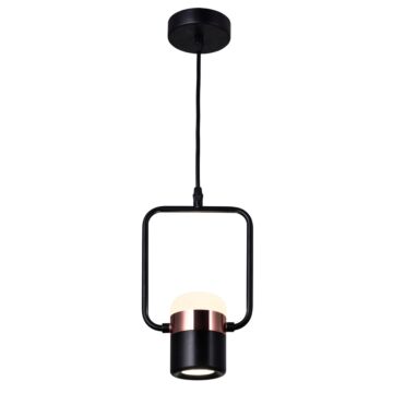 CWI Lighting Moxie LED Down Mini Pendant with Black Finish