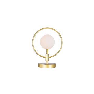 CWI Celeste 1 Light Lamp With Medallion Gold Finish