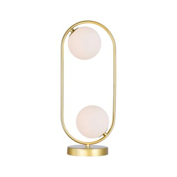 Celeste LED Table Lamp in Medallion Gold by CWI Lighting