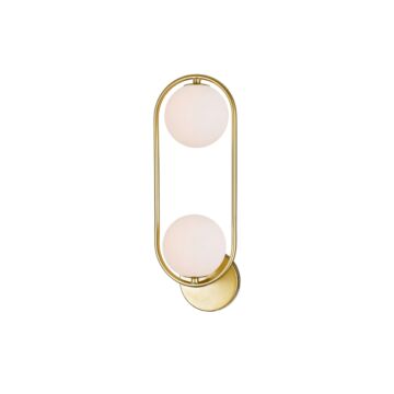 Celeste LED Wall Sconce in Medallion Gold by CWI Lighting
