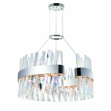 CWI Lighting Glace LED Chandelier with Chrome Finish